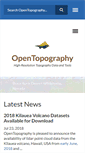 Mobile Screenshot of opentopography.org